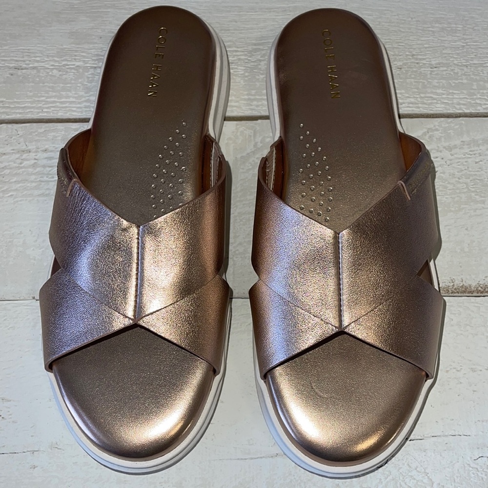 Cole Haan Rose Gold Platform Sandals. Brand New! Size 7. Perfect condition.
